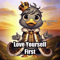 Wisdom Love Yourself First GIF by sirduckbeth