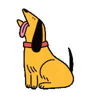 rocabalboa dog hungry doggo woof Sticker