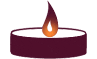keepCOZY winter candle cozy warm Sticker