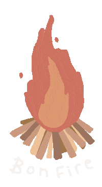 Camping Camp Fire Sticker by arisanojima