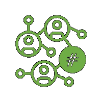 HashtagGesundheit green hashtag gesundheit grun Sticker