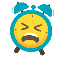 Alarm Clock Night Sticker by Miljonmorgon