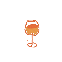 White Wine Sticker by Vinodelice