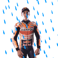 Raining Honda Sticker by MotoGP™