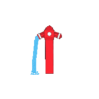 Water Hydrant Sticker by Nieruchomoscioteka
