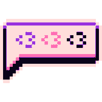 Pink Hearts Sticker