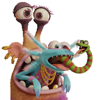 Hungry Breakfast Time Sticker by mattbag3d