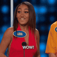 Celebrity Family Feud Smile GIF by ABC Network