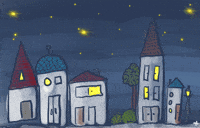 Good Night Illustration GIF by scholzydesign