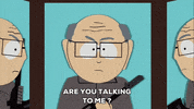 angry are you talking to me? GIF by South Park 