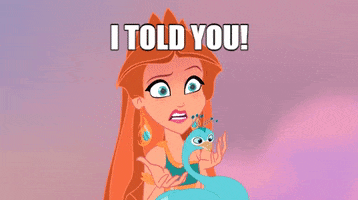 Talking Told You GIF by Gods'School / The Olympian gods
