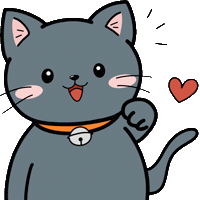 Cat Smile Sticker