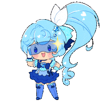 Pyonkotchi kawaii glasses nod chibi Sticker