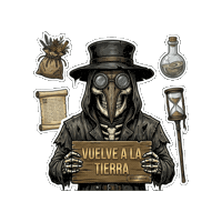 Halloween Volver Sticker