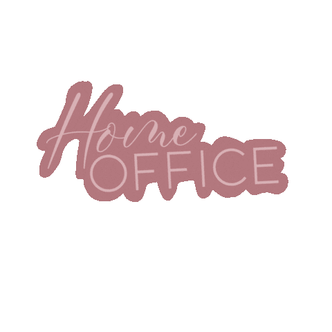 Working Home Office Sticker