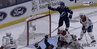 happy ice hockey GIF by NHL