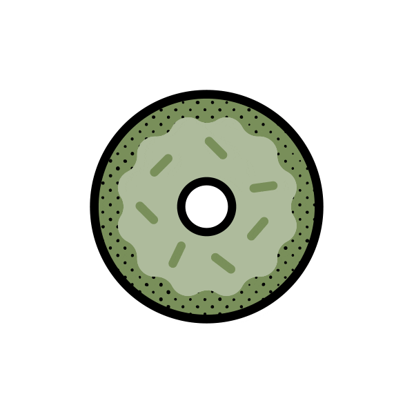 cmct giphyupload donut doughnut creativemornings Sticker