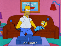 happy homer simpson GIF