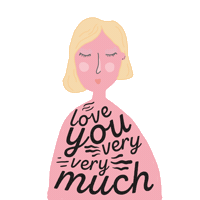In Love Girl Sticker