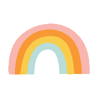 Happy Rainbow Sticker by Paige Vaughn Photo