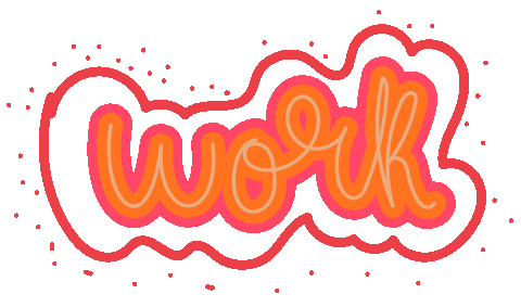 Work Working Sticker