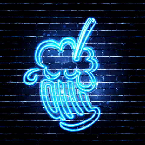 neon flashing GIF by A&W Restaurants