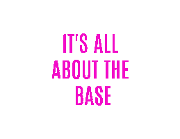 Basecamp_student pink flash word leipzig Sticker