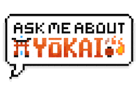Bouncing Ask Me Sticker