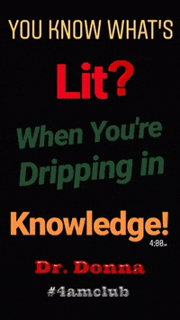 dripping good morning GIF by Dr. Donna Thomas Rodgers
