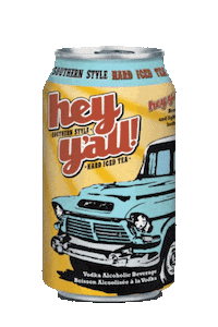 Hey Yall Iced Tea Sticker by heyyallsoutherntea