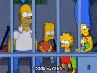 homer simpson jail cell GIF