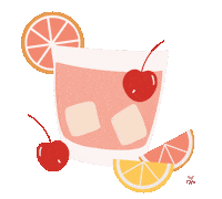 Cocktail Sticker by KC Chic Designs
