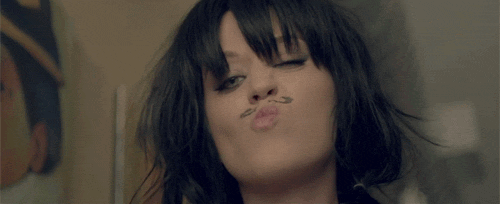 the one that got away mustache GIF by Katy Perry
