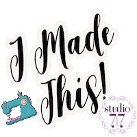 Studio7t7 sewing i made this sewing machine studio 7t7 Sticker