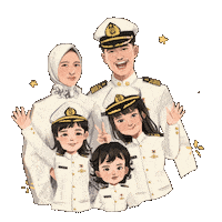 Family Navy Sticker by Rafhi Dominic