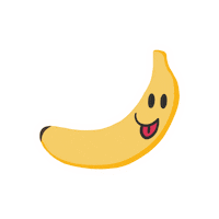 Happy Banana Sticker by Sekolahmu