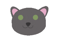 Emotionalpainting happy cat instagram flirty Sticker