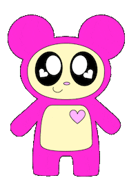 Berryland kawaii rainbow pride bear Sticker