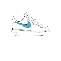 customsneakers online nike sneakers air Sticker