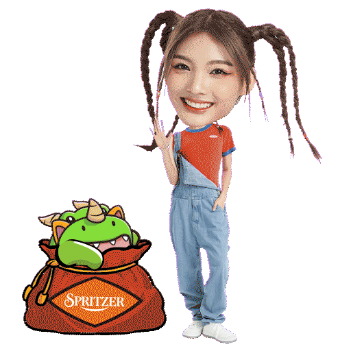 Chinese New Year Dragon Sticker by spritzer