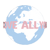 Peace And Love World Sticker by The Beatles