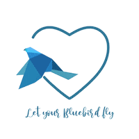Bluebird Sticker by Der Blaue Vogel