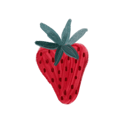 benaymanu giphygifmaker strawberry berry frutilla Sticker