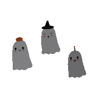 Stormfromjupiter love halloween spooky ghost Sticker