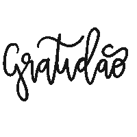artecura lettering calligraphy obrigado gratidao Sticker