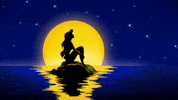 the little mermaid sea GIF
