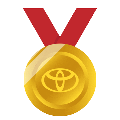 Gold Medal Sticker by Toyota Canada