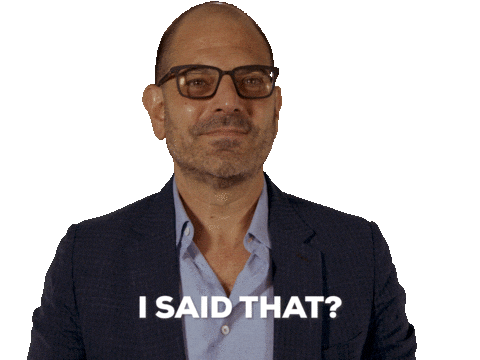 I Said That Sticker by GIPHY IRL