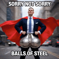 Sorry Not Sorry Steel GIF