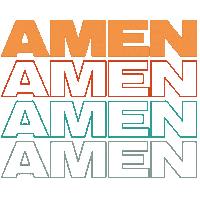 Amen Sticker by Stevens Creek Church